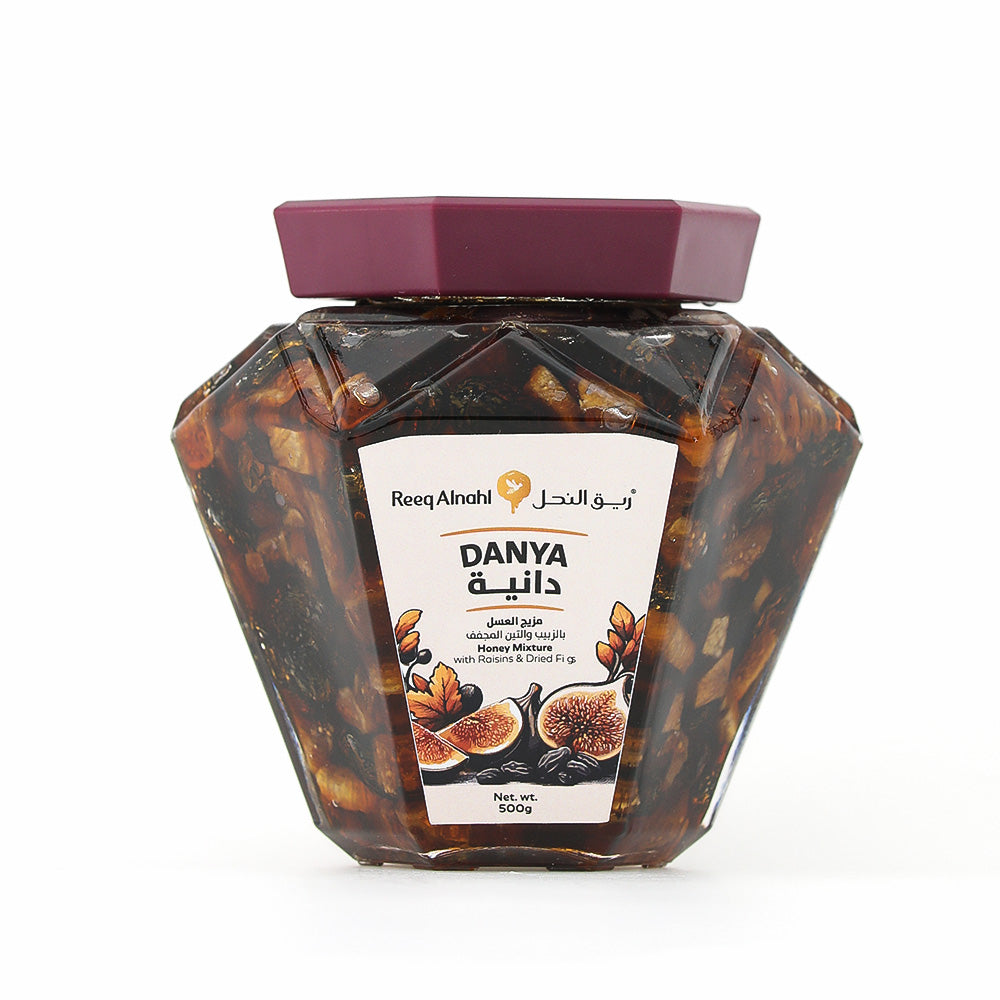 Reeq Alnahl DANYA Honey With Figs and Raisins - 500g