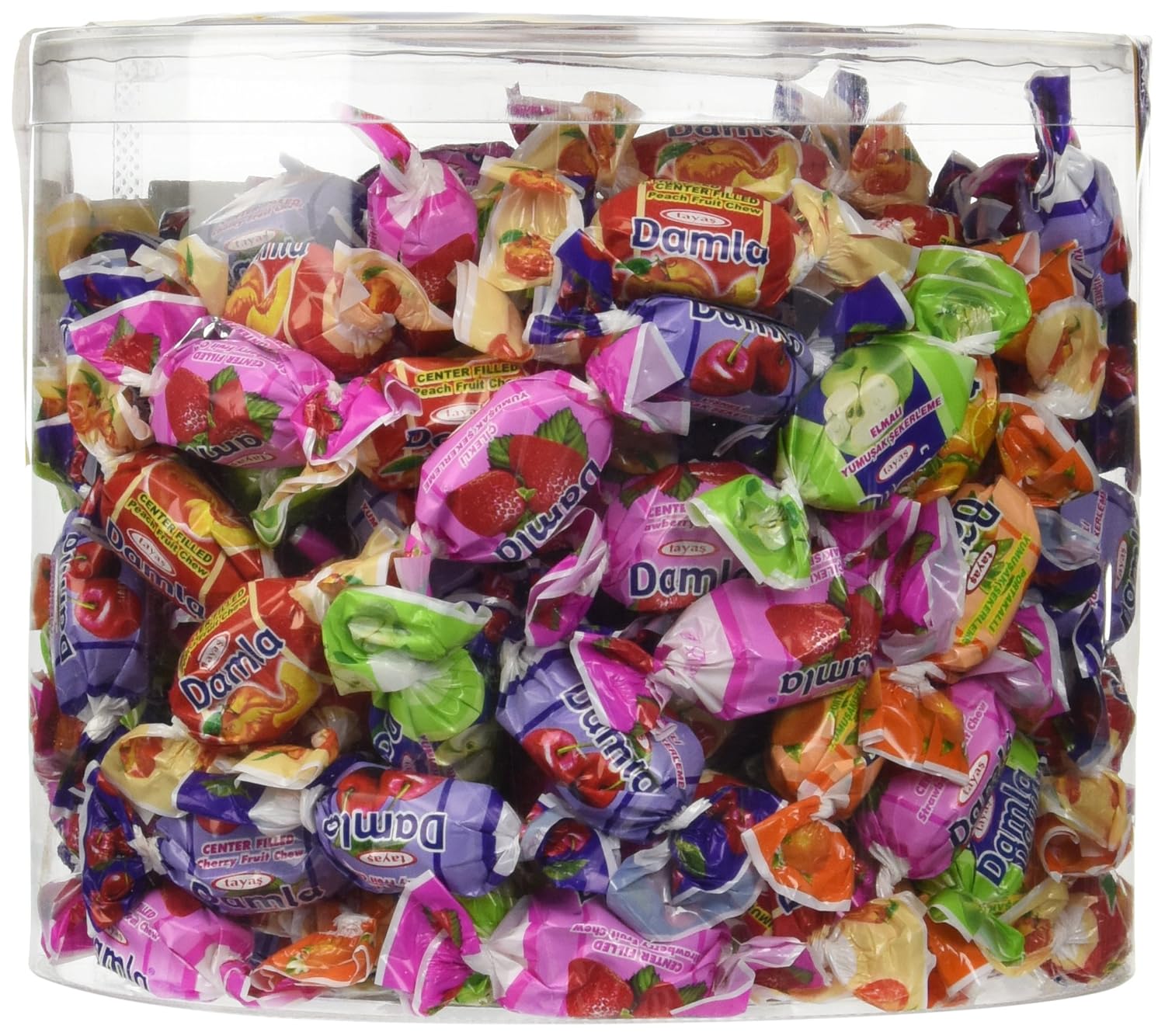 Tayas Damla Assorted Fruit Soft Candies 800g (28.22 oz)