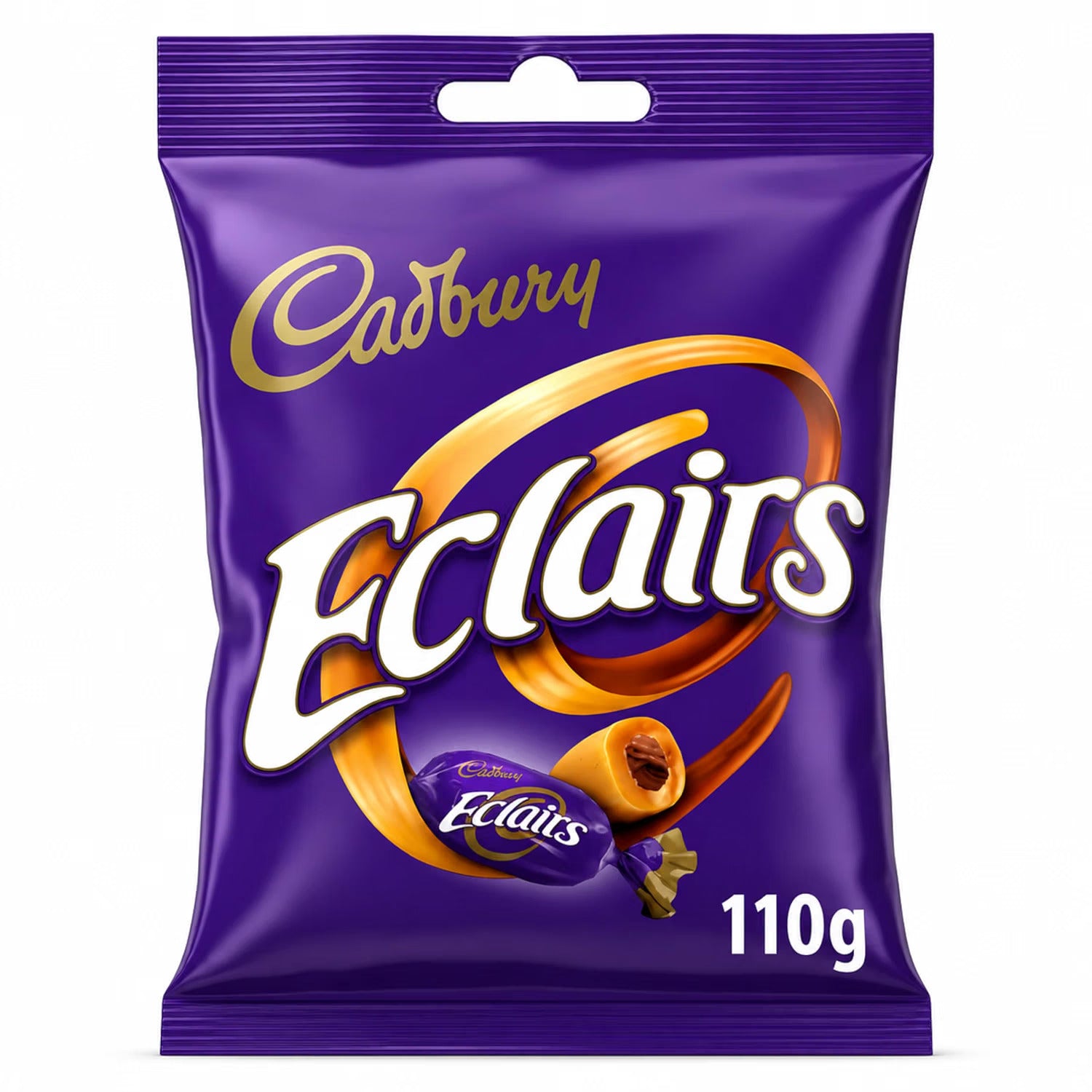 Cadbury Eclairs Chewy Caramel Sweets 110g (Pack of 2)