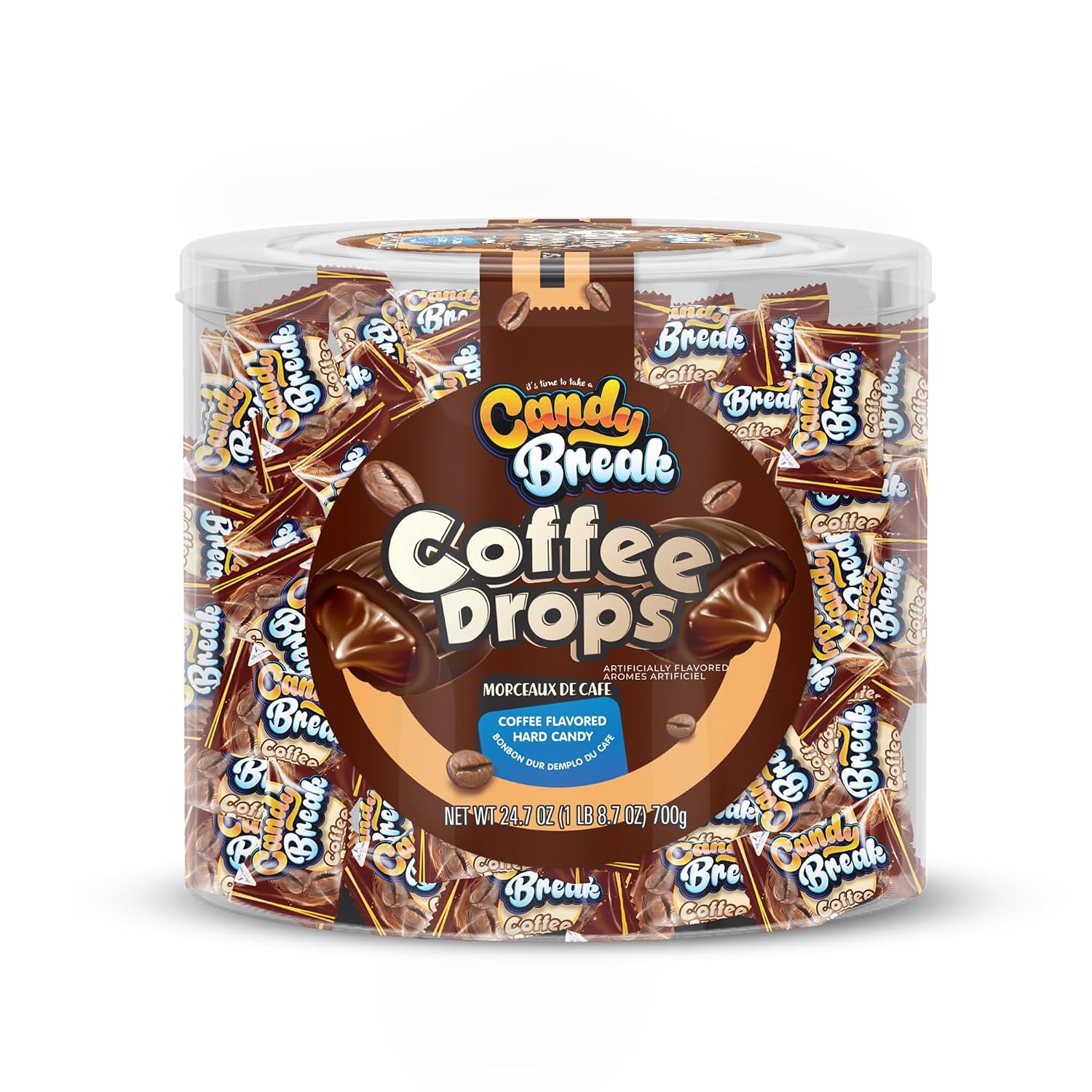 Candy Break Center Filled Espresso Coffee Hard Candy 700g (24.7 oz)
